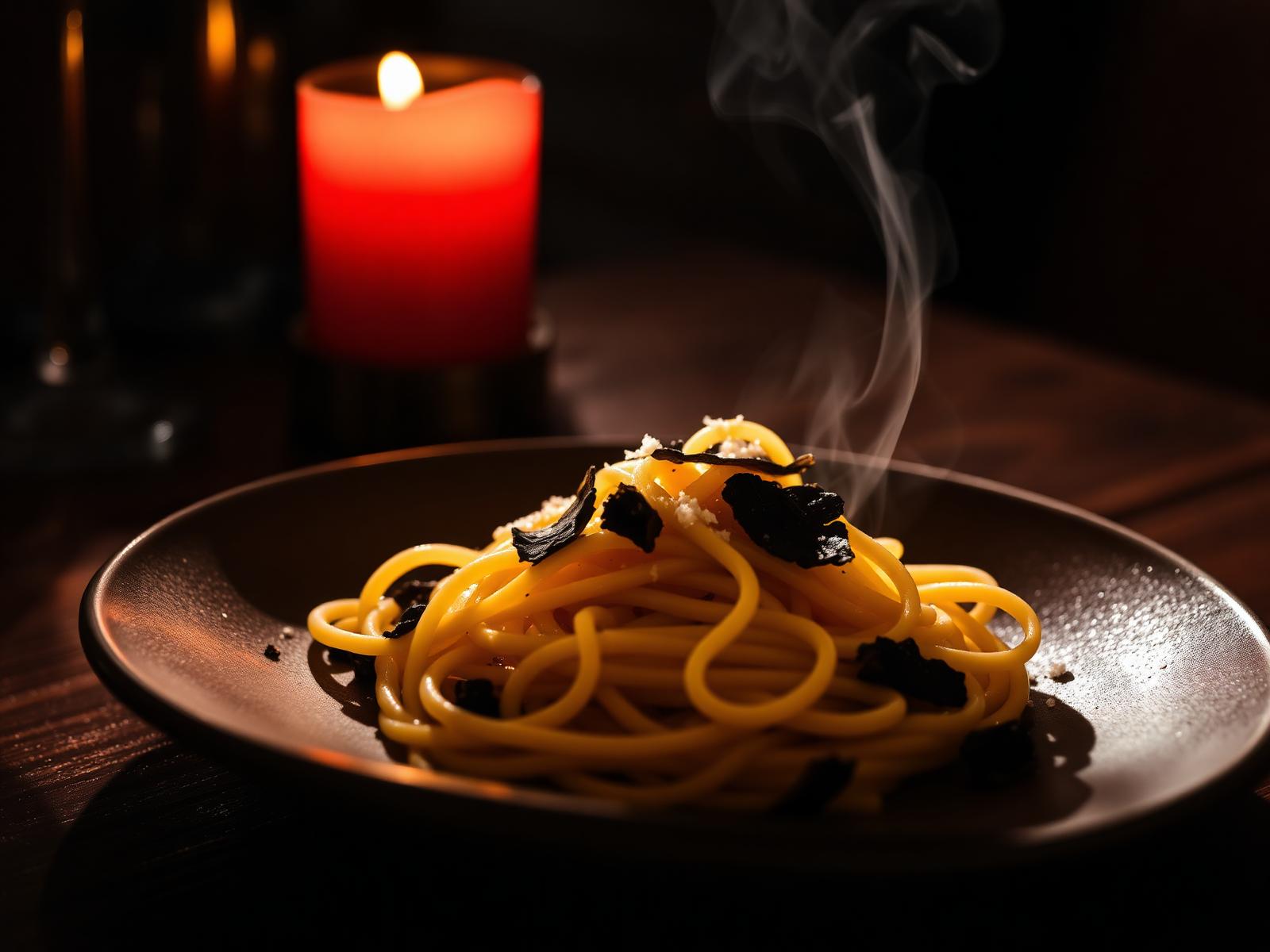Tagliolini cu trufe negre